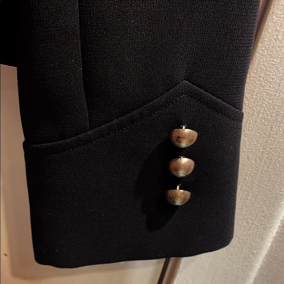 TAHARI Arthur S. Levine Black Military Style Designer Blazer!!! - Picture 6 of 8